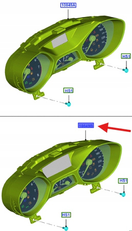 LICZNIK FORD FOCUS MK3 2014- 2303630 _ F1ET-10849-BLX