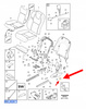 OSŁONA FOTELA LEWY PRZÓD VOLVO XC90 2016- XC60 V90 S90 OEM/OE 39831631