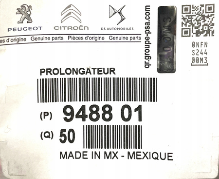Złączka do instalacji elektrycznej Citroen OE 948801