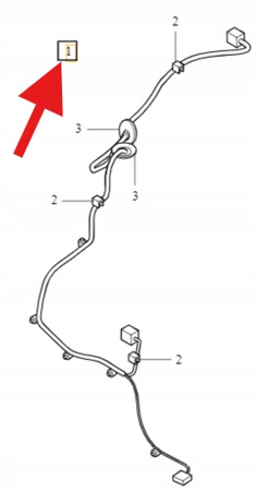 WIĄZKA KLAPY TYLNEJ VOLVO S80 2007- OE 30786217