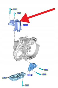 ŁAPA PODUSZKA SKRZYNI BIEGÓW 1.5 EB FOCUS 2018- OE 2334618 _ JX61-7M121-CD