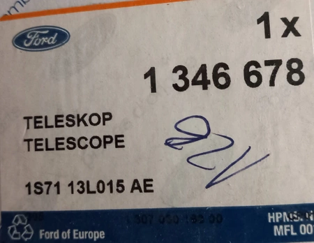 DYSZA LEWA SPRYSKIWACZA MONDEO MK3 2000-2007 1346678_1S71-13L015-AE