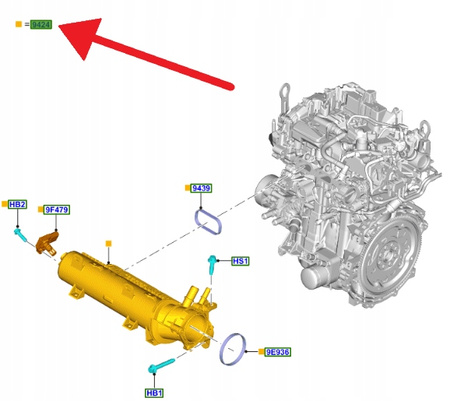 KOLEKTOR SSĄCY 1.5 EB PUMA KUGA FIESTA FOCUS 2018- 2556710 _ HX7G-9424-BA