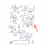 ZAMEK DRZWI PRZEDNIE PRAWA STRONA TRANSIT MK4 4036334 _ 95VB-V21812-CE