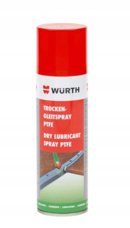 TEFLON SUCHY SMAR Z PTFE LAKIER TEFLONOWY WURTH