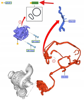 PIERŚCIEŃ USZCZELNIENIE FORD RÓŻNE MODELE 1743896 _ AV6Q-2A454-AA