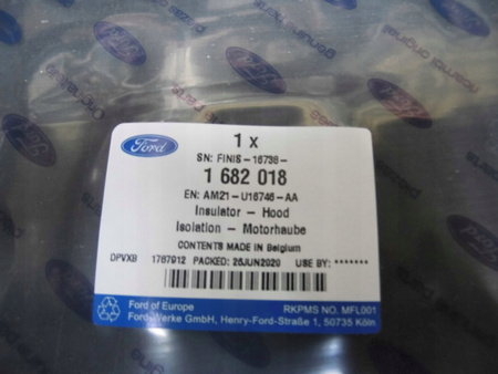 WYGŁUSZENIE MASKI FORD SMAX GALAXY 2006- OE 1682018 _ AM21-U16746-AA