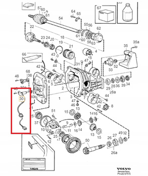 CZUJNIK INDUKCYJNO?CI VOLVO 760 88-89r 780 86-89r OE 1363557