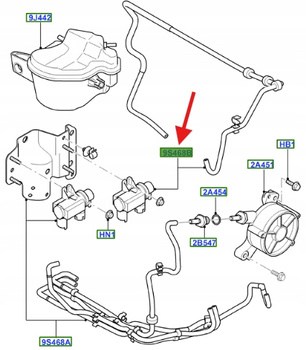 PRZEWÓD PODCIŚNIENIA 2.0L TDCI MONDEO S-MAX GALAXY 1863178 _ 7G9Q-9S468-BE