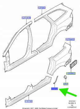TAŚMA OCHRONNA PRÓG LEWA FORD OE MONDEO 2007-214 1776426 BS71-23727-AA