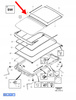 USZCZELKA SZYBERDACHU PANORAMY VOLVO XC90 2016- XC90 V90 OEM/OE 31484707
