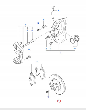 TARCZE HAMULCOWE PRZÓD FORD GALAXY Mk2 2000-2006 _1108038_YM21-1125-AA