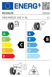 Michelin Pilot Alpin 5 245/40R18 97 V przyczepność na śniegu (3PMSF)(XL)