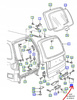 WKŁADKA ZAMKA BAGAŻNIKA FORD GALAXY Mk1 1997-1998 _ 1057773 _ 95VW-A43432-BE