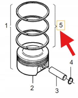 ZESTAW PIERŚCIENI TŁOKA 2.0 D4 VOLVO S60 V60 V40 2014- V90 S90 OE 31375376