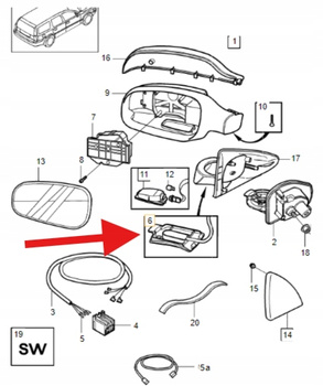 CZUJNIK TEMPERATURY ZEWNĘTRZNEJ VOLVO S60 V70 2000- XC70 S80 OE 30634728