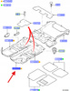 IZOLACJA PODŁOGA LEWA STR FORD S-MAX MK1 2006- 1748648 _ 6M21-U11454-CK3ZHE