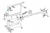 Mercedes-Benz OE 901 760 0947 prowadnica rolkowa, drzwi przesuwne