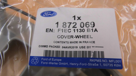 KOŁPAK 16" FORD C-MAX Mk2 FOCUS Mk3 2011- 1872069 _ F1EC-1130-B1A