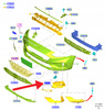KRATKA HALOGENU PRAWY PRZÓD PDC FORD FOCUS 18- 22 2333759 _ JX7B-15A298-U1D