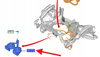 KLAKSON DWUTLENOWY FORD EDGE 2015- 2361443 _ FA1T-13A803-CC