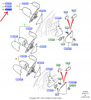 LUSTERKO ZEWNĘTRZNE LEWE FORD FOCUS Mk1 OGRZEWANE _ 1347112 _ 98AB-17683-HS