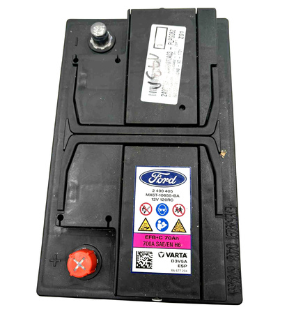 AKUMULATOR 12V 70AH 700A FORD KUGA PUMA 2020- OE 2490405 _ MX6T-10655-BA