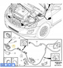 Prawy zamek maski Volvo XC60 (09-14) OE 31356005