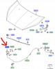 ZAMEK MASKI FORD S-MAX GALAXY 2010- 1680738 _ AM2A-16700-AA 
