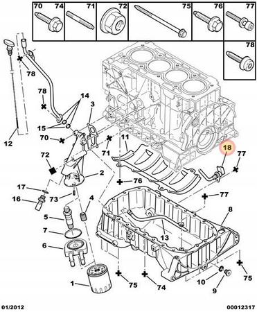 CZUJNIK POZIOMU OLEJU CITROEN C4 C5 C8 JUMPY XSARA OE 1131E5