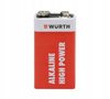 Bateria WURTH Blok 9V DC 6LR61 6AM6 1szt.