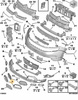 LISTWY OZDOBNE ZADERZAKA KPL CITROEN C5 AIRCROSS OE 1638495480