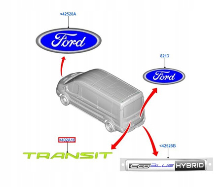 EMBLEMAT TYLNY Z NAPISEM FORD TRANSIT 2014-_2067832_BK31-V402A16-AC