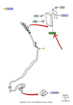 MODUŁ HAKA HOLOWNICZEGO FORD MONDEO S-MAX 2006- 1755427 _ AM2J-19H517-AC