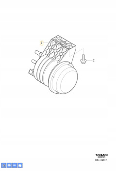 Filtr paliwa Volvo XC40 D4204T12/T16 OE 31679237