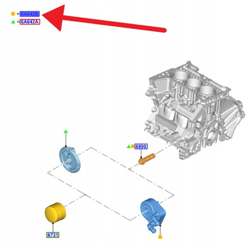 CHŁODNICA OLEJU 1.0 EB C-MAX TRANSIT FOCUS 2018- 2697930 _ H6BG-6B856-DB