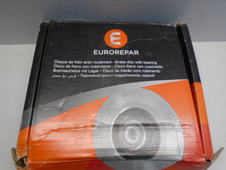 Eurorepar tylna tarcza hamulcowa z piastą Citroen 1619238780