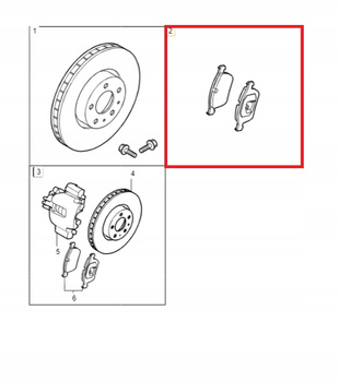 Klocki hamulcowe przód Volvo S60, S80, V70, XC70
