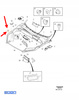 OSŁONA PASA PRZEDNIEGO PRAWA VOLVO XC90 2016- OEM/OE 31442734
