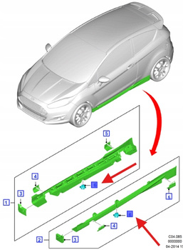 ZESTAW SPINEK 1865304 _ C1BJ-200A54-AA