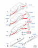 LEWA LISTWA NAKŁADKA DRZWI BOCZNYCH FORD FOCUS Mk2 _ 1675420 _ 4M51-A20899-AG