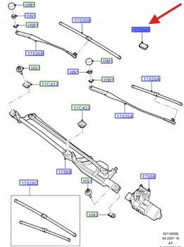 MODUŁ CZUJNIKA DESZCZU PRZÓD FORD FOCUS MK2 2007- 1746253 _ 5M5T-17D547-JRD