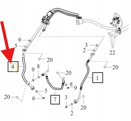 PRZEWÓD KLIMATYZACJI VOLVO S90 V90 2017- XC90 XC60 S60 V60 19- OE 32226736