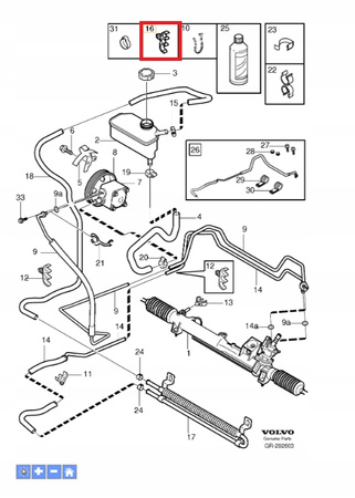 Spinki Volvo OE 30645083