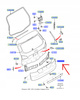 BLENDA KLAPY TYŁ MONDEO Mk4 Kombi 2010-2014 1705013 _ BS71-N423A40-BAXWAA
