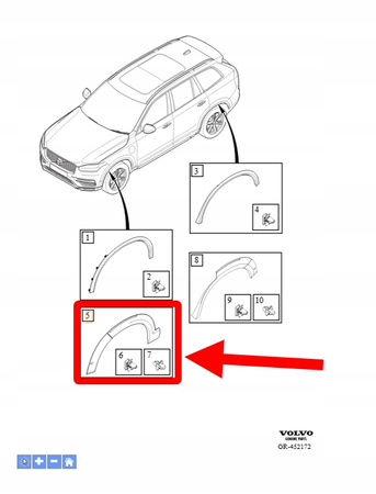 WLOT POWIETRZA KIEROWNICA VOLVO XC90 2016- OEM/OE 31353798