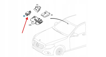CZUJNIK DESZCZU MERCEDES C KLASA A2059006615