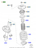 MOCOWANIE GÓRNE AMORTYZATORA PRZÓD FORD S-MAX GALAXY 2006- MONDEO 2007-_2123041_6G91-3D122-AA