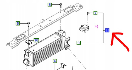 INTERCOOLER FORD TRANSIT Mk5 2.0 TDCi 2000-2006 _1671443_ME1C15-9L440-BE