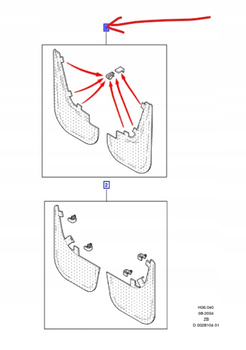 CHLAPACZE TYLNE FORD FIESTA Mk6 2002-2008_1520505_2S6J-16D588-AB